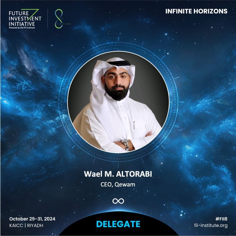 Wael Altorabi speaker profile for the FII8 conference